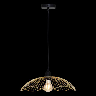 Suspension filaire en métal GALT - Diam. 34 cm - Doré