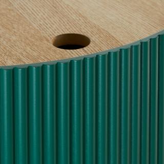 Table basse coffre en bois modèle haut ENOLA - Vert