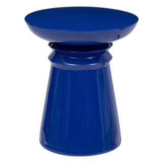 Table d'appoint ronde en métal JAYA - Bleu