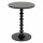 Table à café ronde en bois ALIX - Noir