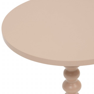 Table à café ronde en bois ALIX - Noisette