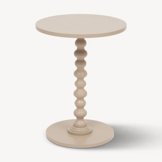 Table à café ronde en bois ALIX - Noisette