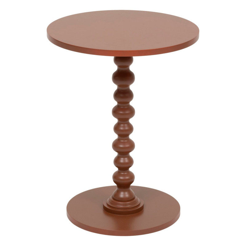 Table à café ronde en bois ALIX - Terracotta Table à café ronde en bois ALIX - Terracotta