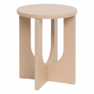 Table à café ronde en bois BLOOM - Noisette