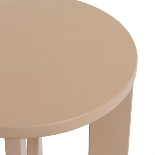 Table à café ronde en bois BLOOM - Noisette