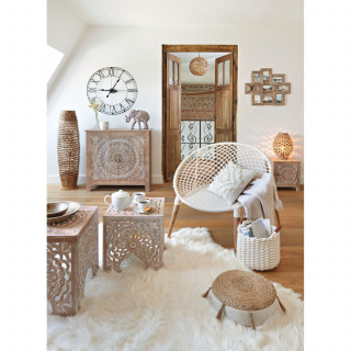 Buffet en manguier 2 portes SHIREL - Marron