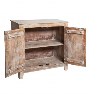 Buffet en manguier 2 portes SHIREL - Marron