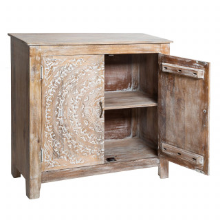 Buffet en manguier 2 portes SHIREL - Marron