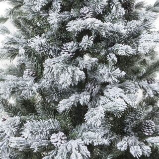 Sapin enneigé format moyen YUKON - Vert