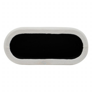 Banc coffre en bouclette GIULIA - Blanc
