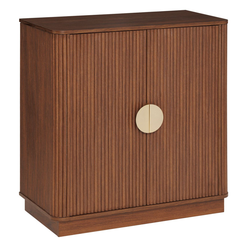 Buffet 2 portes effet noyer WANY - Marron Buffet 2 portes effet noyer WANY - Marron