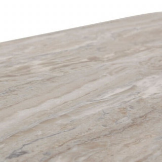 Console design effet marbre TUSCO - Noir