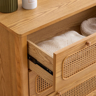 Commode 3 tiroirs TIRIA - Marron