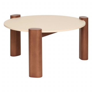 Table basse JILANI - Beige et marron