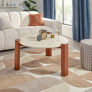 Table basse JILANI - Beige et marron