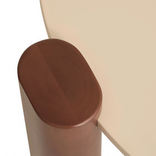 Table basse JILANI - Beige et marron