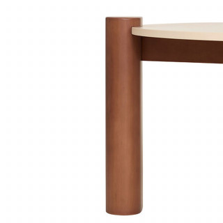 Table basse JILANI - Beige et marron