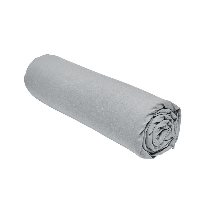 Drap housse 1 place - 100% coton BIO - 90 x 190 cm - Gris acier Drap housse 1 place - 100% coton BIO - 90 x 190 cm - Gris acier
