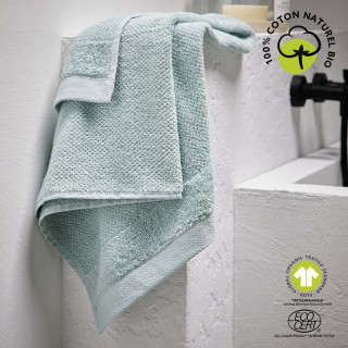 Drap de bain - 100% coton BIO - 70 x 130 cm - Vert céladon