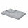 Drap plat - 100% coton BIO - 180 x 290 cm - Gris acier
