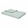 Drap plat - 100% coton BIO - 180 x 290 cm - Vert céladon