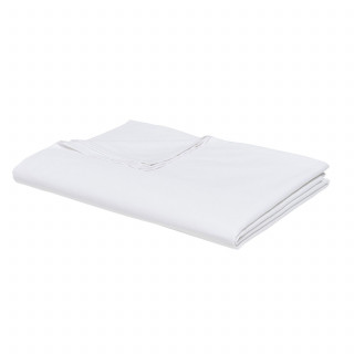 Drap plat - 100% coton BIO - 180 x 290 cm - Blanc craie
