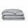 Housse de couette 2 places - 100% coton BIO - 220 x 240 cm - Gris acier