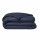 Housse de couette 2 places - 100% coton BIO - 220 x 240 cm - Bleu navy