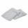 Lot de 2 gants de toilette - 100% coton BIO - Gris acier