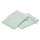 Lot de 2 gants de toilette - 100% coton BIO - Vert céladon
