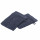 Lot de 2 gants de toilette - 100% coton BIO - Bleu navy