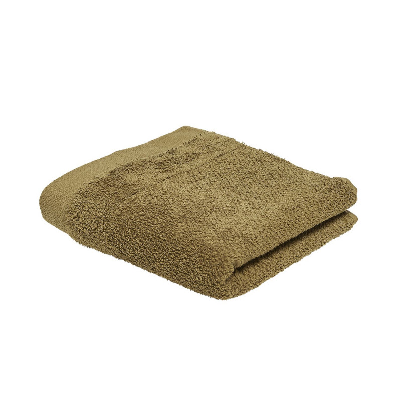 Serviette de toilette - 100% coton BIO - 50 x 90 cm - Marron bronze