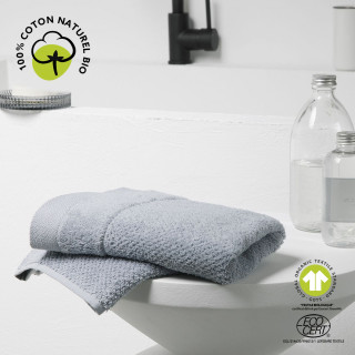 Serviette pour invité - 100% coton BIO - 30 x 50 cm - Gris acier