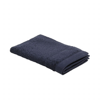 Serviette pour invité - 100% coton BIO - 30 x 50 cm - Bleu navy