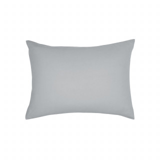 Taie d'oreiller rectangulaire - 100% coton BIO - 50 x 70 cm - Gris acier