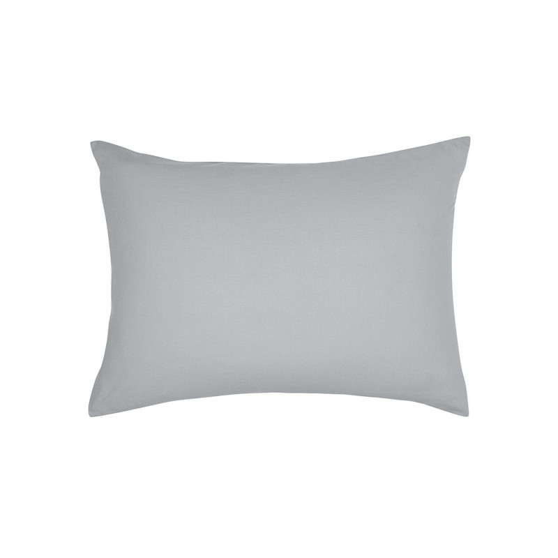Taie d'oreiller rectangulaire - 100% coton BIO - 50 x 70 cm - Gris acier Taie d'oreiller rectangulaire - 100% coton BIO - 50 x 70 cm - Gris acier