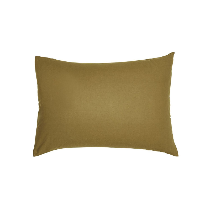 Taie d'oreiller rectangulaire - 100% coton BIO - 50 x 70 cm - Marron bronze Taie d'oreiller rectangulaire - 100% coton BIO - 50 x 70 cm - Marron bronze