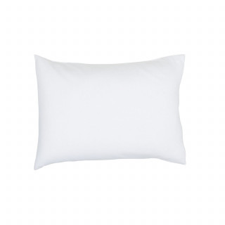 Taie d'oreiller rectangulaire - 100% coton BIO - 50 x 70 cm - Blanc craie