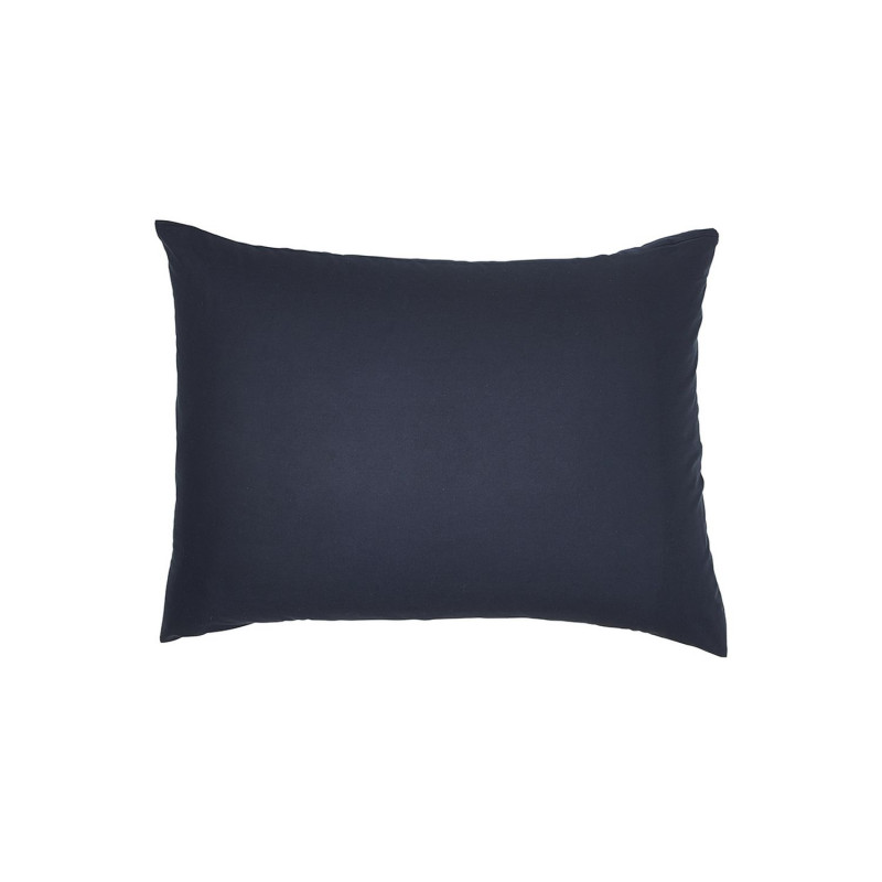 Taie d'oreiller rectangulaire - 100% coton BIO - 50 x 70 cm - Bleu navy