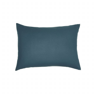 Taie d'oreiller rectangulaire - 100% coton BIO - 50 x 70 cm - Bleu paon