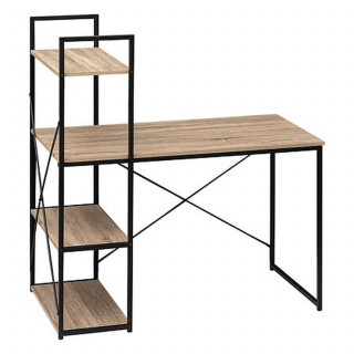 Bureau avec étagères ALIAJ - Beige