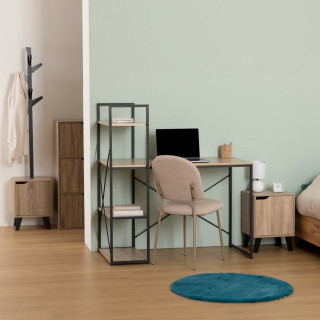 Bureau avec étagères ALIAJ - Beige