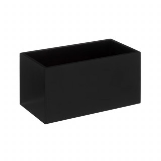 Organiseur de bureau avec plateau amovible en bambou BAVA - Noir