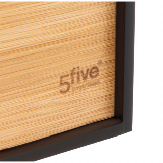 Range-revues pour bureau en bambou BAVA - Noir
