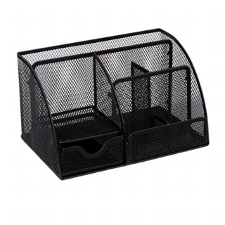 Organiseur de bureau en métal HAVI - Noir