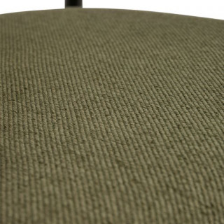 Lot de 2 fauteuils à diner en tissu SOLEA - Vert cèdre