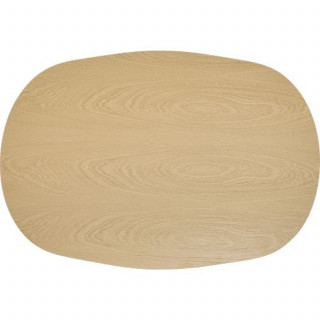 Table basse ovale en bois LEE - Beige