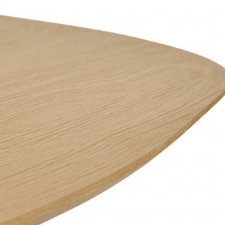 Table basse ovale en bois LEE - Beige