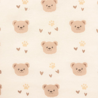 Parure de lit enfant motifs ours BILLIE - 48 fils/cm² - 140 x 200 cm