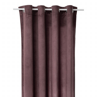 Rideau à œillets LILOU - 140 x 260 cm - Marron tonka